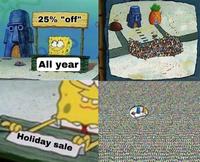 25% "off" All year احمد Holiday sale