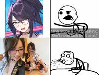 "This model is just unrealistic. She'll never look like that irl."