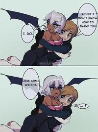I DO. ROUGE I DON'T KNOW HOW TO THANK YOU LOSE SOME WEIGHT. @HistoriaAllen