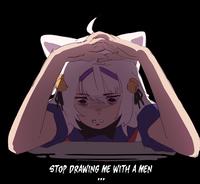 STOP DRAWING ME WITH A MEN 111