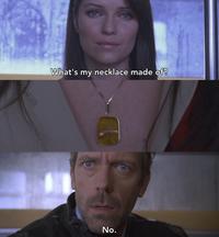 Screencaps of the "What's My Necklace Made Of?" scene in "_House_":https://knowyourmeme.com/memes/subcultures/house-md.