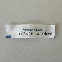 WHO WHAB] Knowledge is power. FRANCE IS BACON