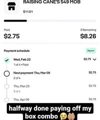 Meme reacting to the news that American restaurant takeout delivery service Doordash is partnering with Swedish fintech company Klarna to provide food delivery with a buy-now, pay-later scheme that allows consumers to pay for their food in installments. 