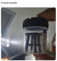 A stool sample. 50ml STE NAME SPECIE SENDER DATE BIRTHIN SLA