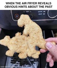WHEN THE AIR FRYER REVEALS OBVIOUS HINTS ABOUT THE PAST made with mematic TEMP AIR FRY ROAST