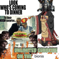 @FuknSlammer's version of the "Unlimited Genocide" meme has been parodied and edited in the years since it was first posted in 2022, as seen in this June 29th, 2023 post by Redditor /u/chuck_mcgill_1216 on /r/Xenoblade_Chronicles.