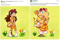 ZackScott's first known elephant daisy commission.