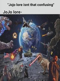 "Jojo lore isnt that confusing" JoJo lore-