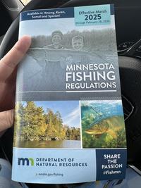 Available in Hmong, Karen, Somali and Spanish! Effective March 2025 through February 28, 2026 MINNESOTA FISHING REGULATIONS m DEPARTMENT OF NATURAL RESOURCES > mndnr.gov/fishing SHARE THE PASSION #fishmn 60