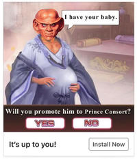 An edit of the "I have your baby" "Call Me Emperor" meme. The meme replaces the emperor with Krem.