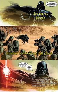 YOU ARE SURROUNDED! the party Monk enemy soldiers in full plate ALL I AM SURROUNDED BY IS FEAR. AND DEAD MEN Bless + Haste +Greater Invisibility + Full Ki points + Brand new +3 shortsword + Righteous fury