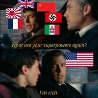 + What are your superpowers again? I'm rich