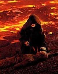 Layers, all black and on a lava planet. How bad do you think Sheev's swamp ass was? | /r/PrequelMeme...