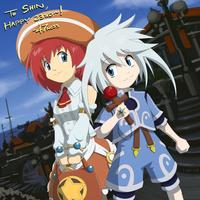Tales of Symphonia: Genis Sage and Seles Wilder visit Palmacosta