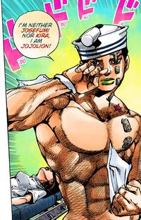 I'M NEITHER JOSEFUMI NOR KIRA, I AM JOJOLION! DO DO DO DO