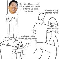 "They Don't Know":https://knowyourmeme.com/memes/i-wish-i-was-at-home-they-dont-know meme about a viral tweet by X user @PeterPham.