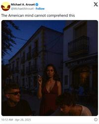 Michael A. Arouet @MichaelAArouet. Follow The American mind cannot comprehend this 10:12 AM - Apr 28, 2025 LA HENDA de Eocanoli X