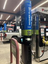 WASHER FLUID GAS+ Pay at the Pump Only EXPRESS Dalit and Gravit Cards ONLY THIS LANE EcoTank Eco Tank NDSHIELD ASHER SPENSER EARN TWICE. CTS TO-40°C CPA WASTE WASHER FLUID PROTECTS TO-40°C BUG CLEANER WATER REPELLENT How to use EcoTank Pre-authoriz payment Lit bom halde Pull trigger wwwwww 12268265 to dispense 1898 elfServe GAST ce of mind goes a long way ts of Choosing Canadian Tire Roadside Assistance Spend Once. EARN TWICE. 554 46.46 DA FED XHAUST FLUID GAS+ GAS