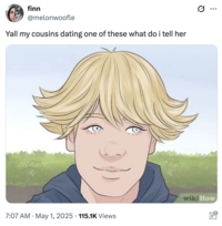 A "tweet":https://knowyourmeme.com/memes/sites/twitter-x about a white "Zoomer":https://knowyourmeme.com/memes/cultures/generation-z-gen-z-zoomers boy with Ice Cream Hair.