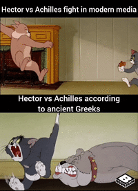 Hector vs Achilles fight in modern media Hector vs Achilles according to ancient Greeks BOOM ERANG