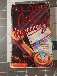 Scholastic 0-590-47480-47-$3.50 05734:00 SCHOLASTIC LSTI Cal Karen Ethan Forever Someone just put Karen on hold. Permanently. 10