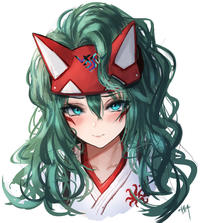 Kiriko’s so cute 💚 (by Eruthu999)