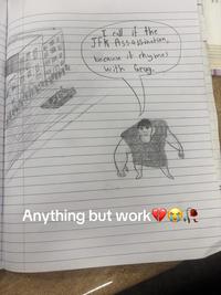 A "meme":https://knowyourmeme.com/memes/memes about _The Croods_ character Grug, using the Rhymes With Grug "phrasal template":https://knowyourmeme.com/memes/snowclone to make an "edgy":https://knowyourmeme.com/memes/edgy joke about the "Assassination of JFK":https://knowyourmeme.com/memes/events/john-f-kennedy-assassination-records-declassification.