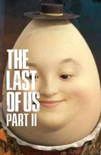 "_The Last of Us_":https://knowyourmeme.com/memes/subcultures/the-last-of-us-hbo-series actor Bella Ramsey with a "photoshopped":https://knowyourmeme.com/memes/sites/photoshop egg head.