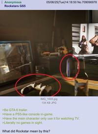 Anon catches something in the GTA 6 trailer. | /r/Greentext