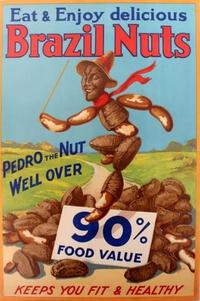 Eat & Enjoy delicious Brazil Nuts PEDRO THE NUT WELL OVER 90% FOOD VALUE KEEPS YOU FIT & HEALTHY