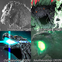 m ShodaiGoji (1954) KaiSeiGoji (2025) OdysseyGoji (2025) SouthAsiaGoji (2025)