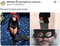 ART3mis steel ball run | comm cl... SOON @ART3misVARIANT Persona 5 royal cast reveal. ☑ ...