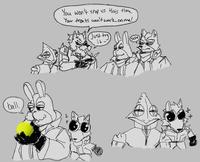 ball. You won't stop us this time Your treats won't work on me! Just try it- (SIN)