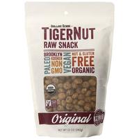 ORGANIC GEMINI TIGERNUT RAW SNACK BROOKLYN NUT & GLUTEN KOSHER NON FREE GMO ORGANIC USDA ORGANIC NON GMO Project VERIFIED Original NET WT 12 OZ (340g) Tige feledt PALEO