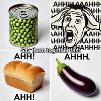 АННІН ЛААННН AHH HH N! AAH AAHH AHHA AAHHH AHA AHHHH Say them together fast AHH! АННН. АНН!