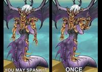 YOU MAY SPANK IT ONCE