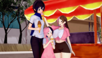Ice cream is a family tradition in Neo’s culture 💞