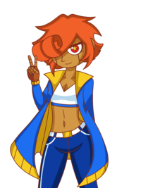 This is a concept art of what Geno looks like in an alternate "touring" outfit, if he was playable in Mario Kart World.