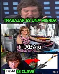 TRABAJAR ES UNA MIERDA SALTA SHITPOST TRABAJO trabajar ES CLAVE 10:20