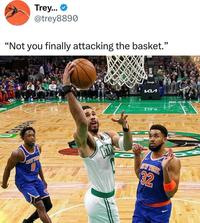 Trey... @trey8890 "Not you finally attacking the basket." NEW HE EW YORK 32 F Google КИ