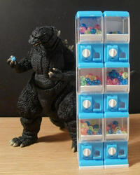 Godzilla gets a gashapon