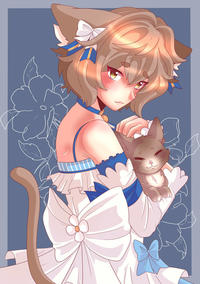 Kawaii Felix With Feral Cat