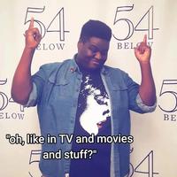54 54 ELOW BELV ELOW "oh, like in TV and movies and stuff?" BE