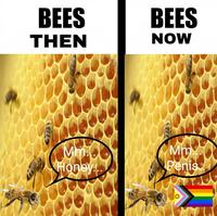 BEES THEN BEES NOW Mm. Honey... Mm Penis