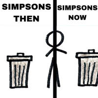 SIMPSONS SIMPSONS THEN NOW