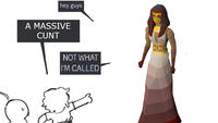 Yes, a Runescape post in the year 2025.
Overly-simplified synopsis: A s----- corrupted demigoddess who believes all souls deserve to be destroyed. This belief was partially founded on the traitorous actions of lich-like beings that lack souls entirely.