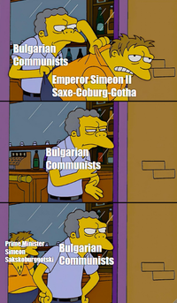 Bulgarian Communists Emperor Simeon II Saxe-Coburg-Gotha Bulgarian Communists Prime Ministera Simeon Bulgarian Sakskoburggotski Communists ㅁ ㅁ
