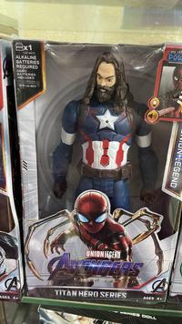 Ex1 1.5V AG13 ALKALINE BATTERIES REQUIRED DEMO BATTERIES INCLUDED POWERED BY 1.5V AG13 COLLECT THEM ALLA UNION LEGEND Zill POW A AGES 4+ UNION LEGEND TITAN HERO SERIES UN LEGEND A AGES 4+ CHIES DOLL