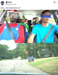 A version of the "roll the windows up" meme. The meme references the closing of the Multiversus servers.