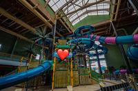 Abandoned indoor water park